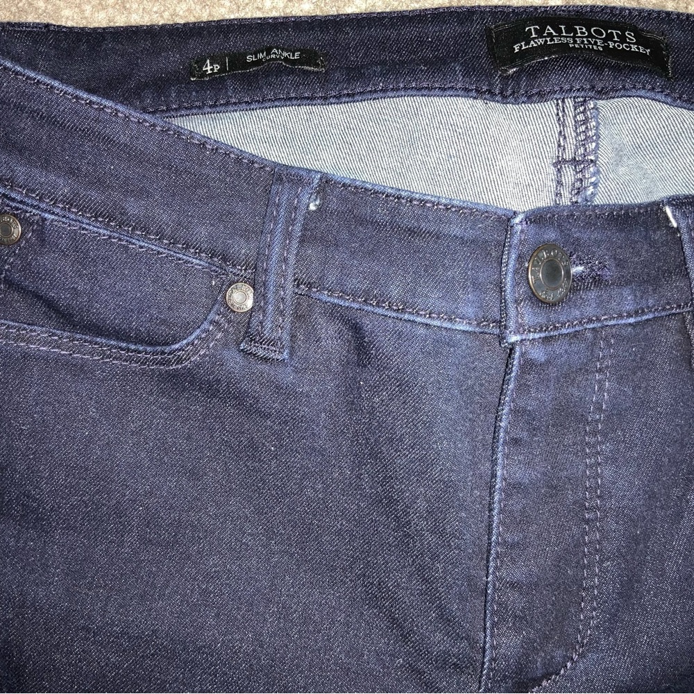 Talbots slim ankle jeans